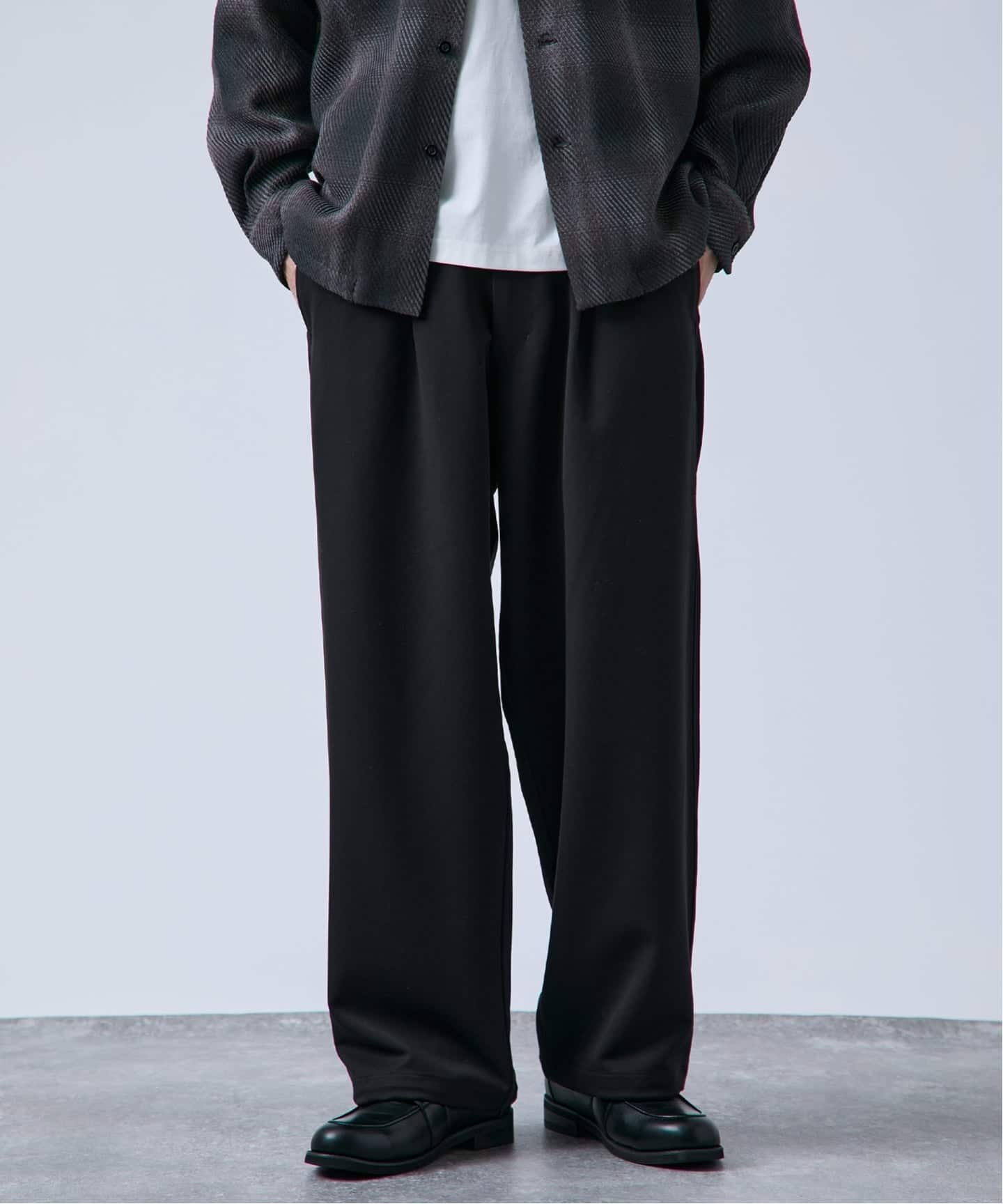 追加》ヘビーT/R 1タックワイドストレートスラックス（スラックス