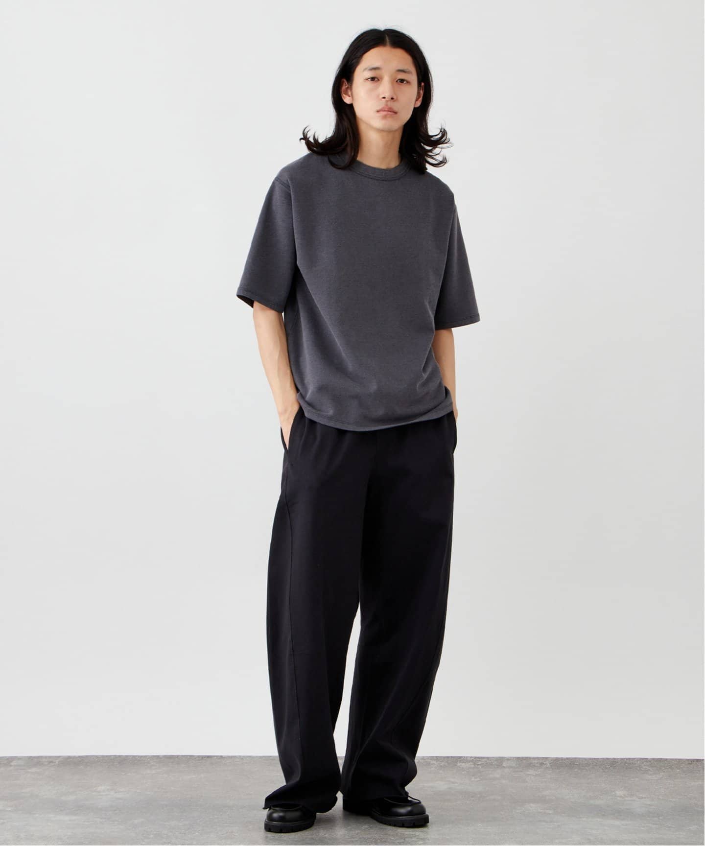 3D 天竺スウェット バギーパンツ（スウェットパンツ）｜B.C