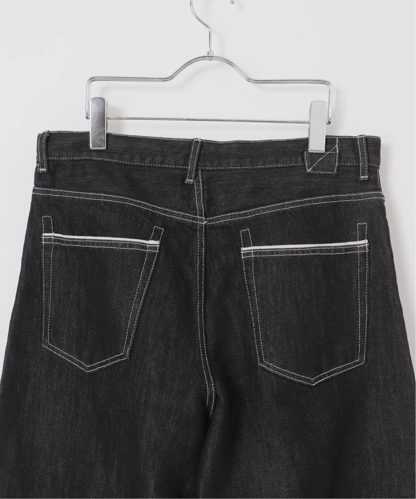 【ブラック】【BOYCOM/ボイコム】ペーパーデニムパンツ001 BOYCOM/ボイコム】ペーパーデニムパンツ001（デニムパンツ・ジーンズ