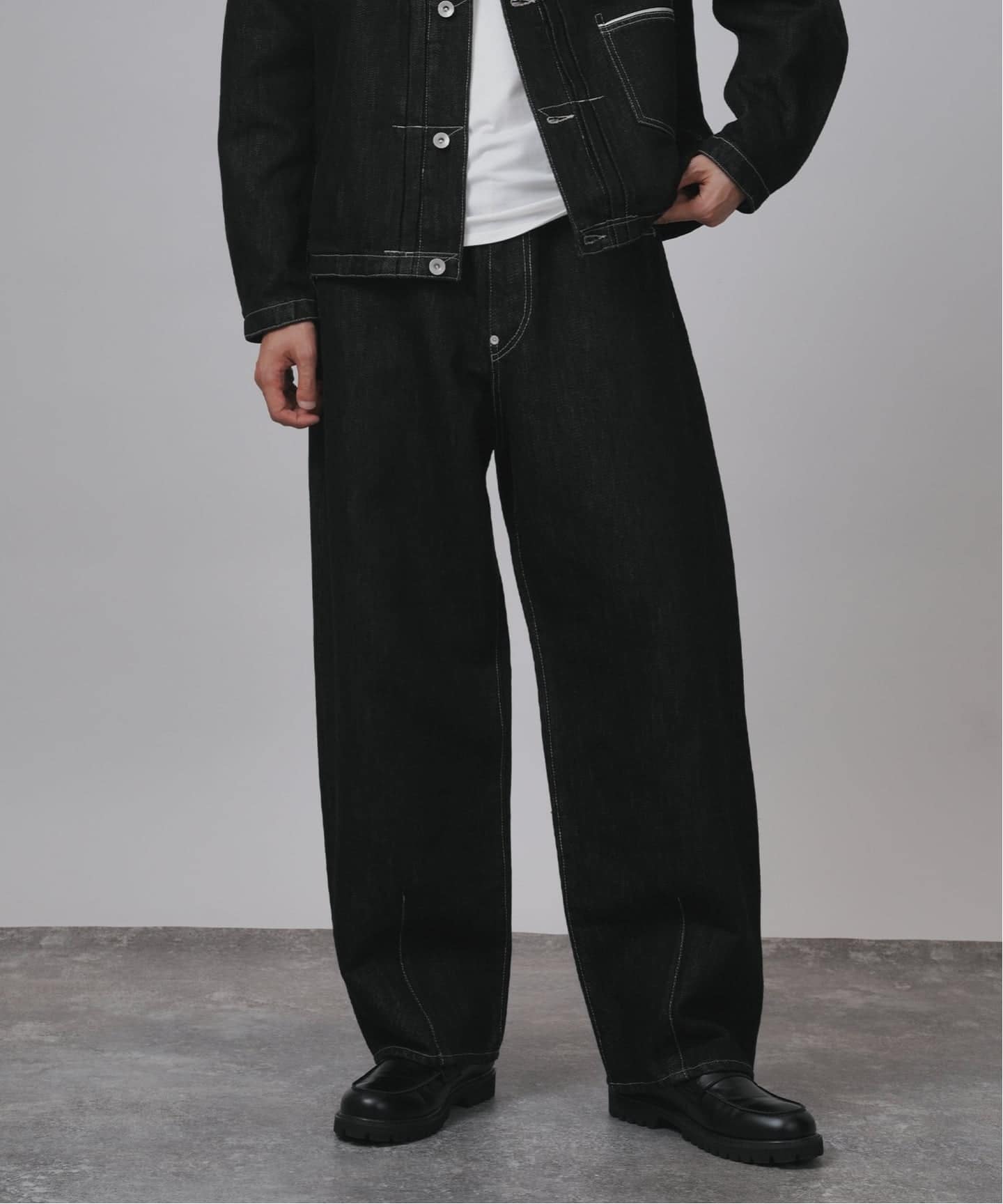 ベーセーストック（B．C STOCK）/【BOYCOM/ボイコム】ペーパーデニムパンツ001 BOYCOM/ボイコム】ペーパーデニムパンツ001（デニムパンツ・ジーンズ