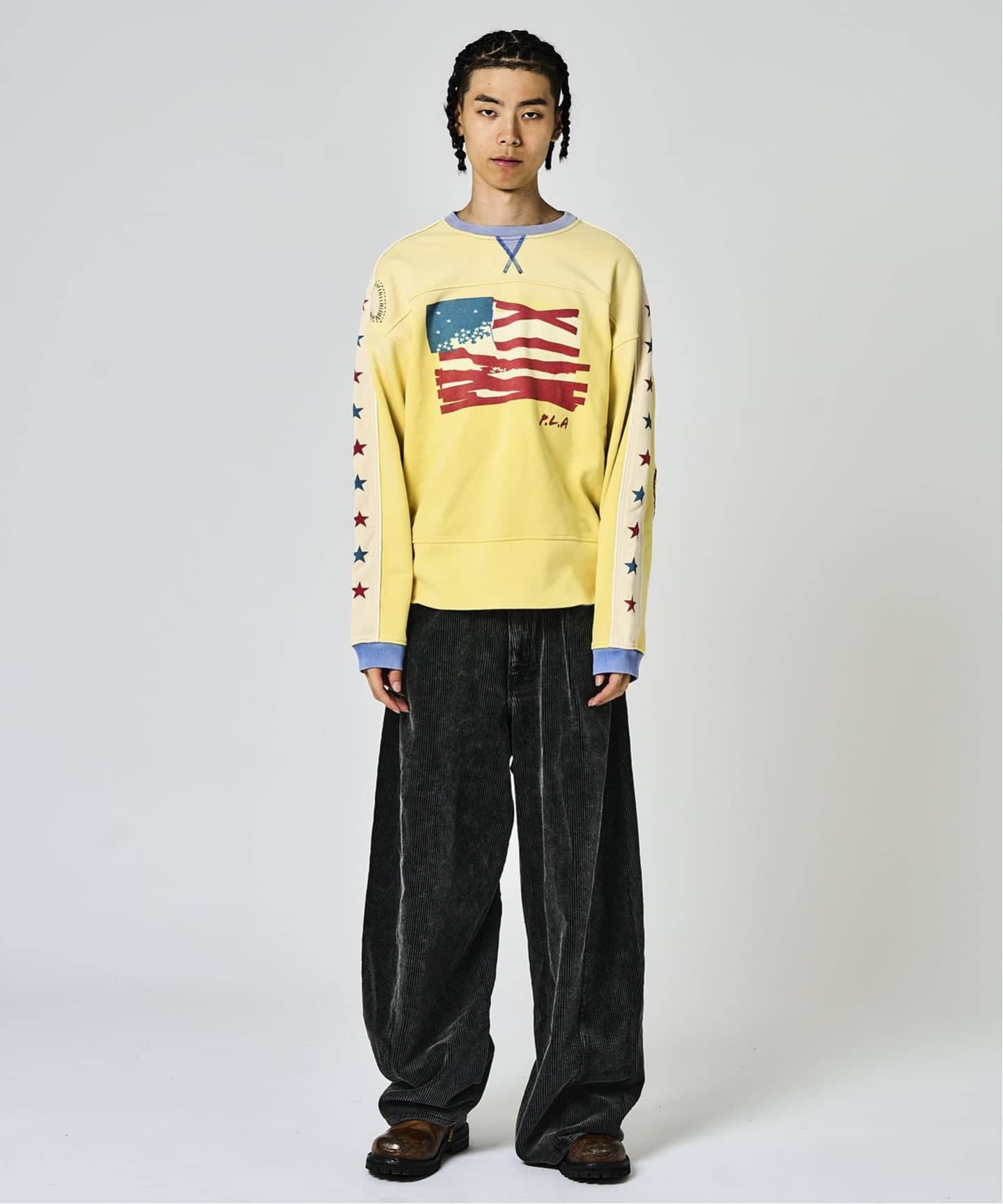 3Dツイスト コーデュロイバギーパンツ / 3D Twist Corduroy Baggy