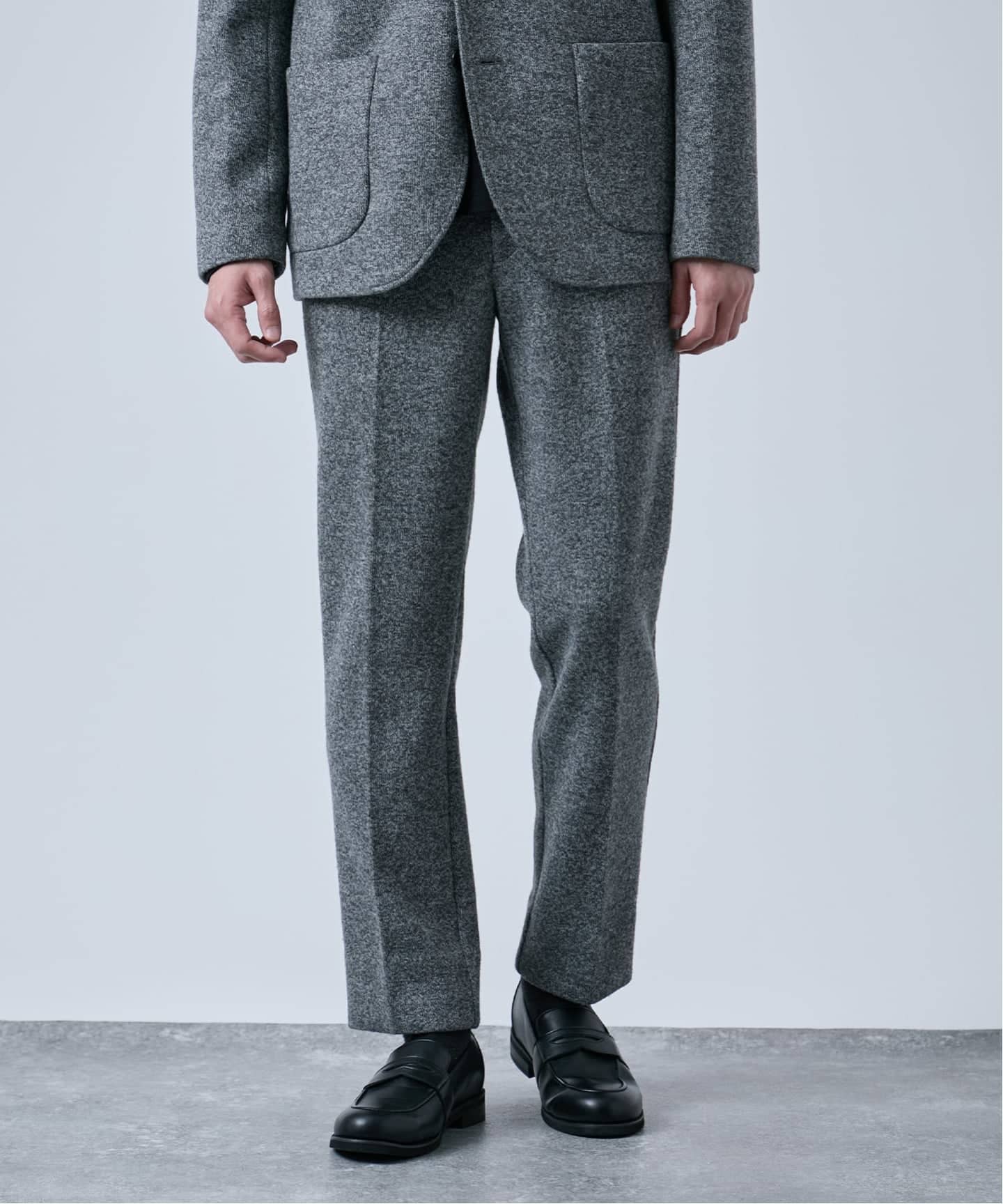 ジャージーフリース スリムスラックス（スラックス）｜B.C STOCK（ベー