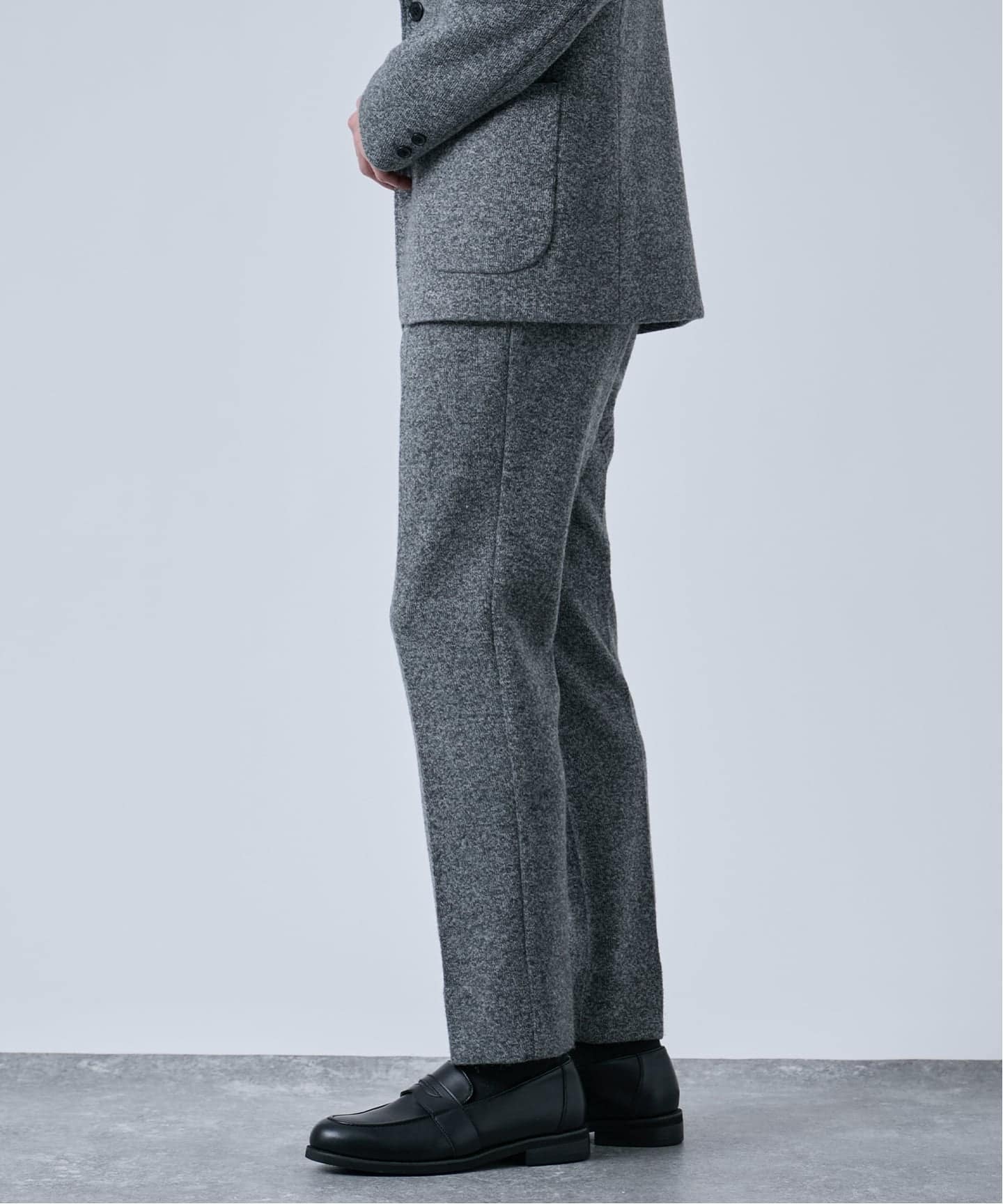 ジャージーフリース スリムスラックス（スラックス）｜B.C STOCK（ベー