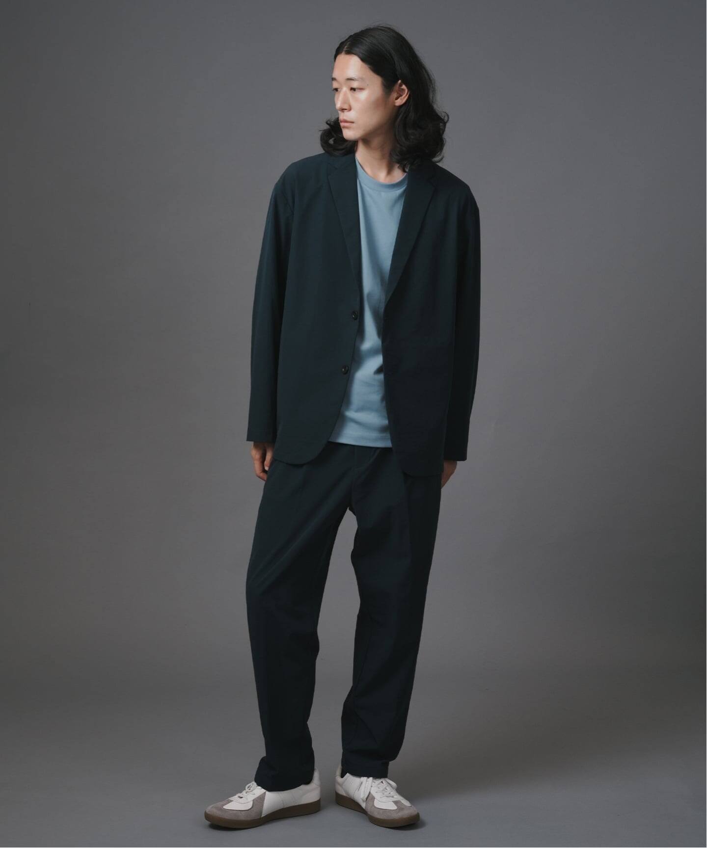 プリーツプリーズ　リネン風ストレッチストレートパンツ 小さいサイズ 裏フリースツイルストレッチスキニーパンツ(選べる