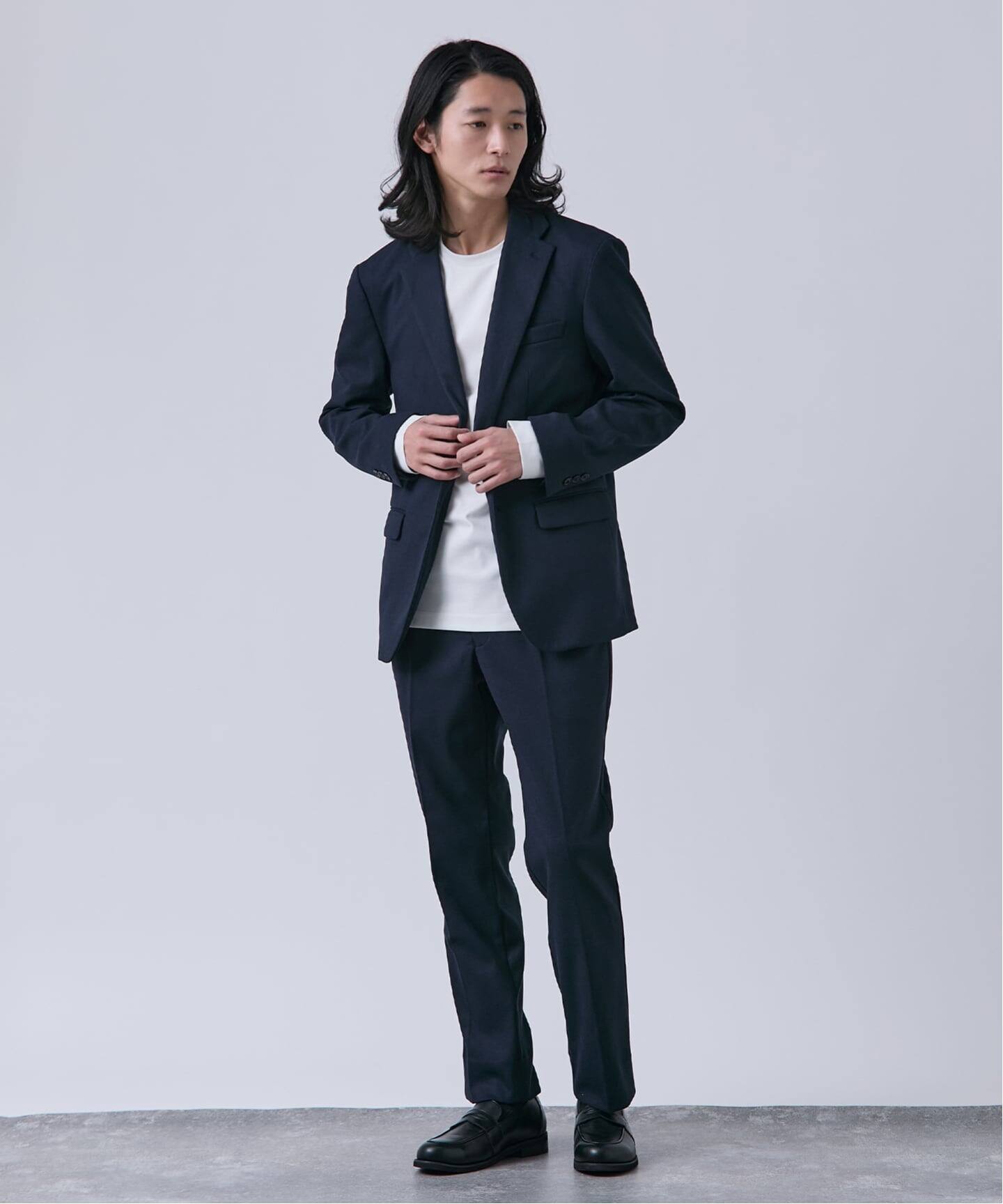 ニットフランネル テーパードスラックス（スラックス）｜B.C STOCK