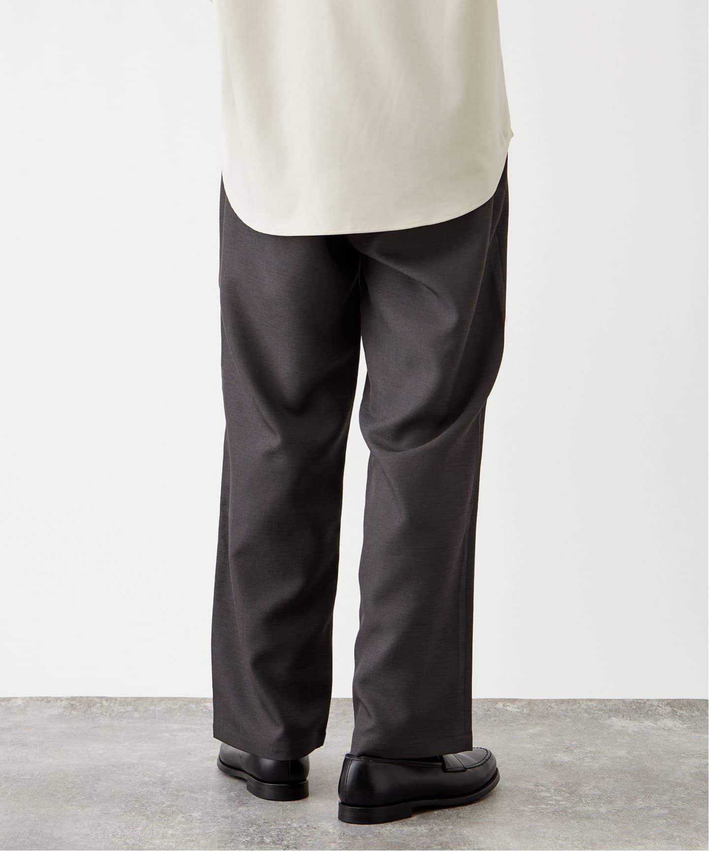 90s リネンイージースラックス ワイドシルエット vintage 1点物