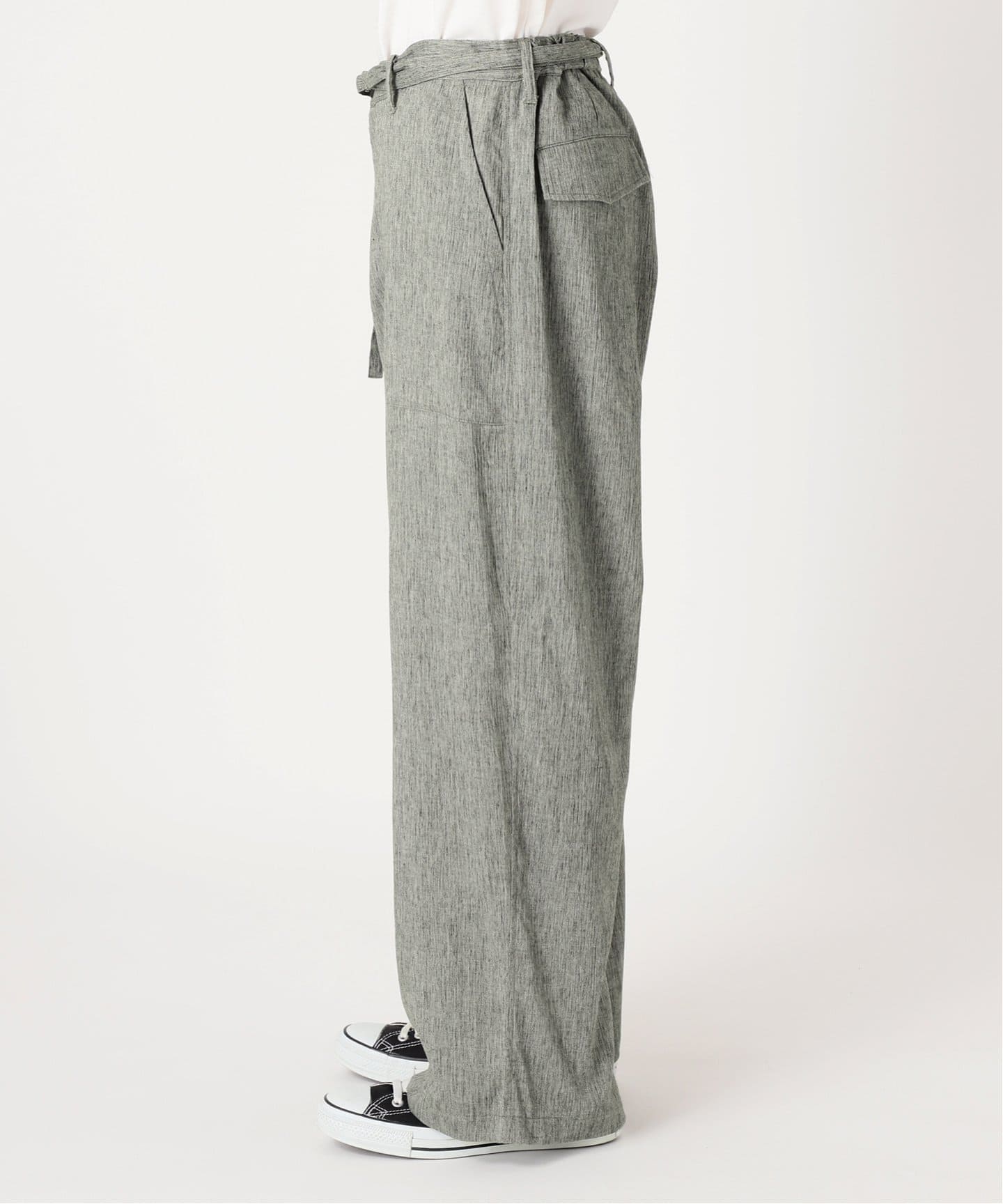 パンツ BEVAN UP WIDE GREY SLACKS ベーシックワイドスラックス | ファッション通販サイト NUGU