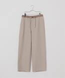 【Deux Allures/ドゥ アリュール】ループネップストレートスラックス