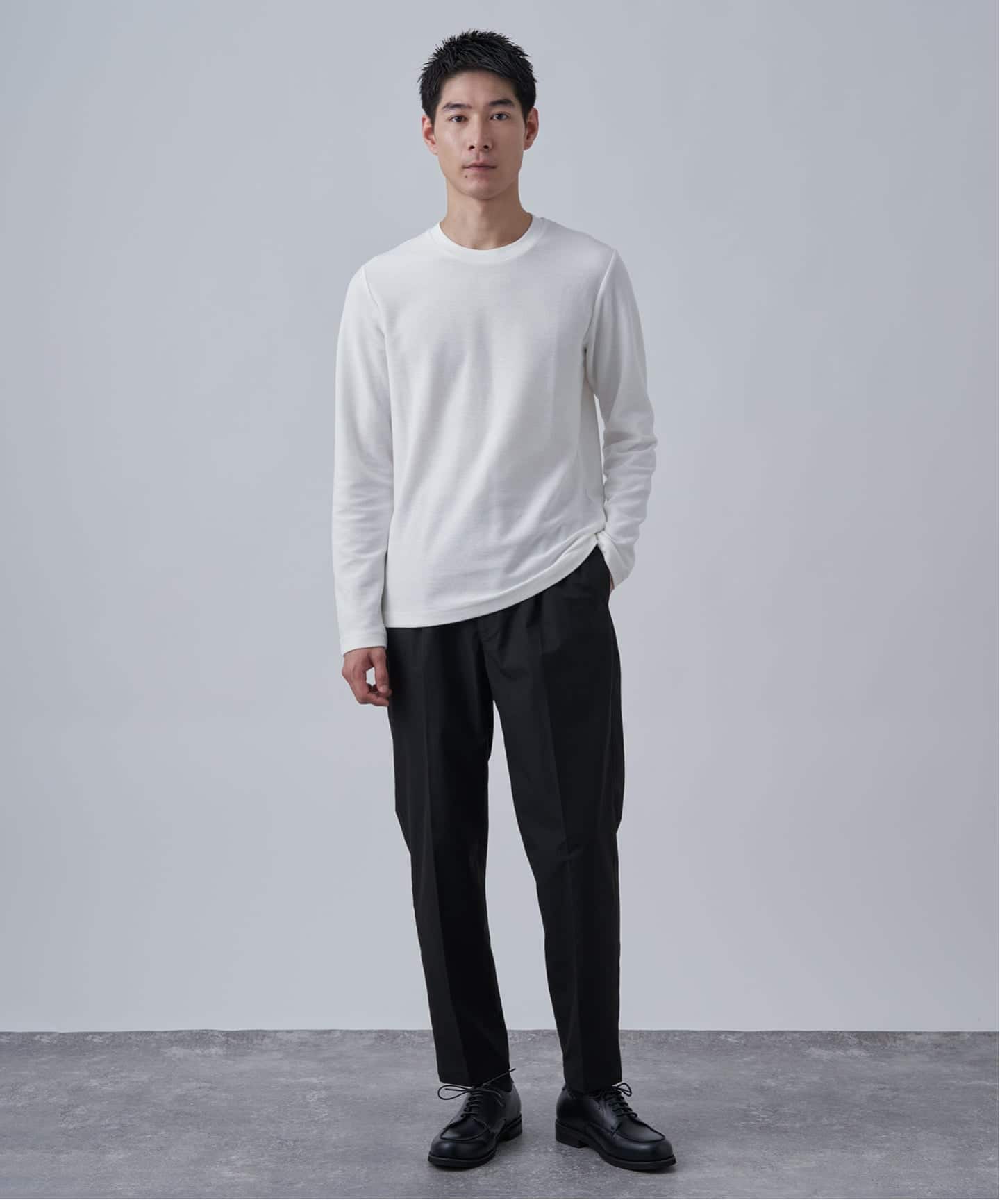 NEIGHBORHOOD テーパードスラックス S 黒 new basic ウールツイルテーパードスラックス(S BLACK): ボトム