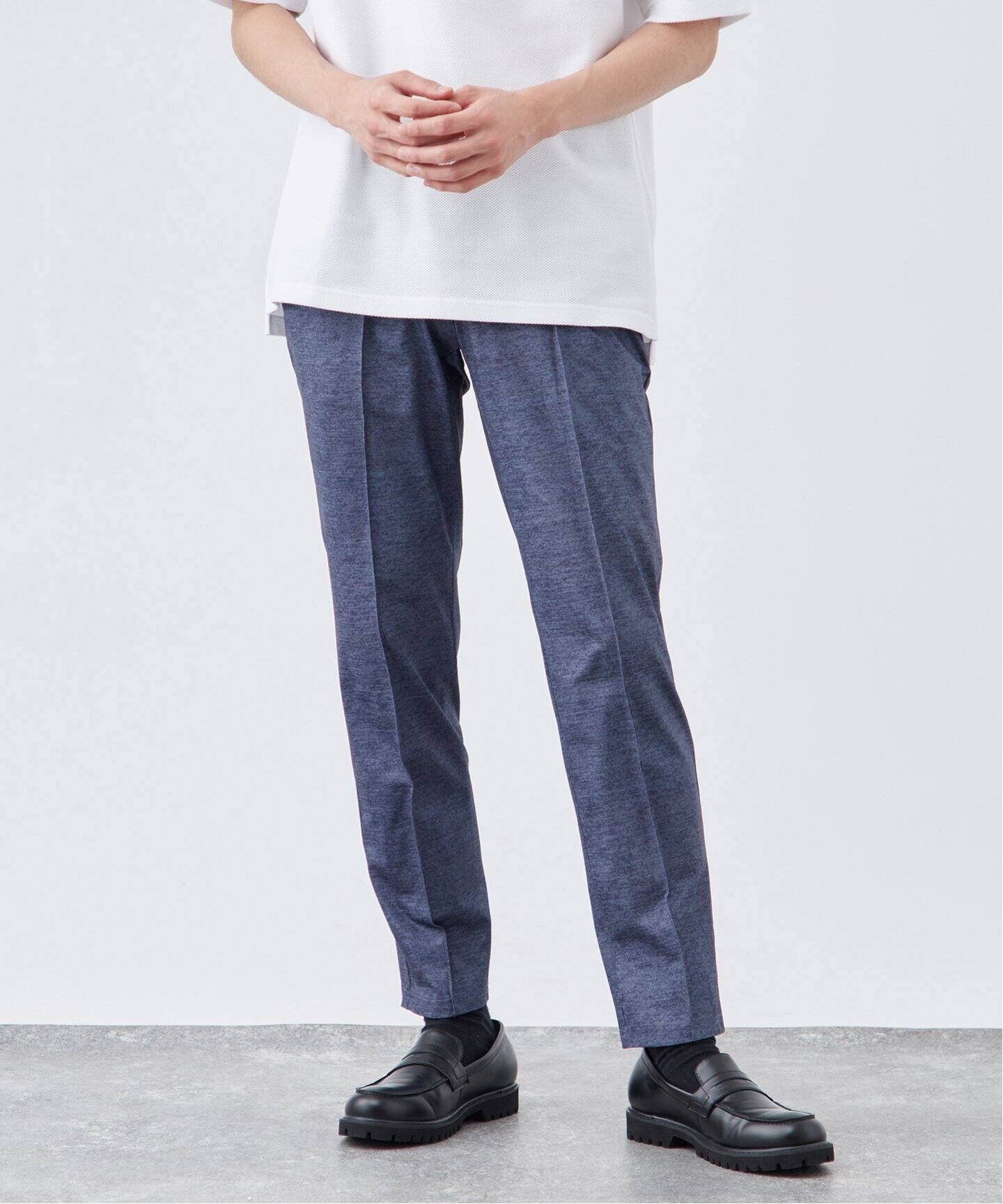 【現行 極美品】ボス　スラックス　イージーパンツ　茶　L　伸縮　ジャージー素材 現行 極美品】ボス スラックス イージーパンツ 茶 L 伸縮