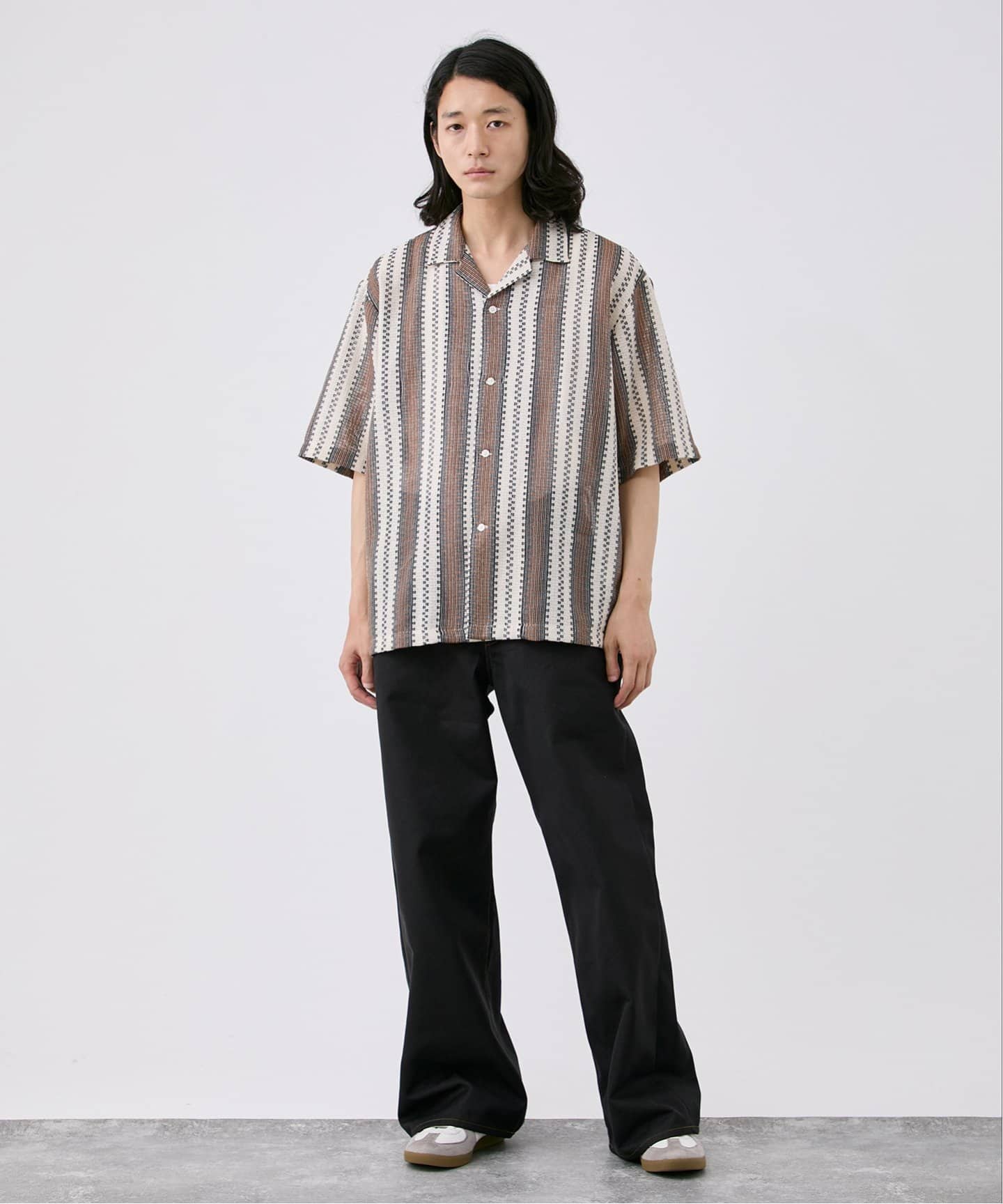 Deuxieme Classe◆EVERYDAY I LIKE.ワイドデニム 色落ちしないデニム】EVER RAW DENIM ワイドストレート型