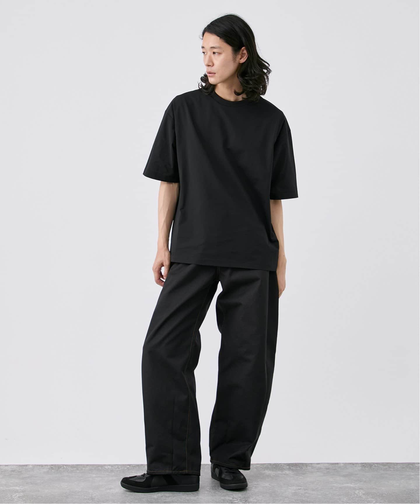 色落ちしないデニム】EVER RAW DENIM バレルレッグ型（デニム