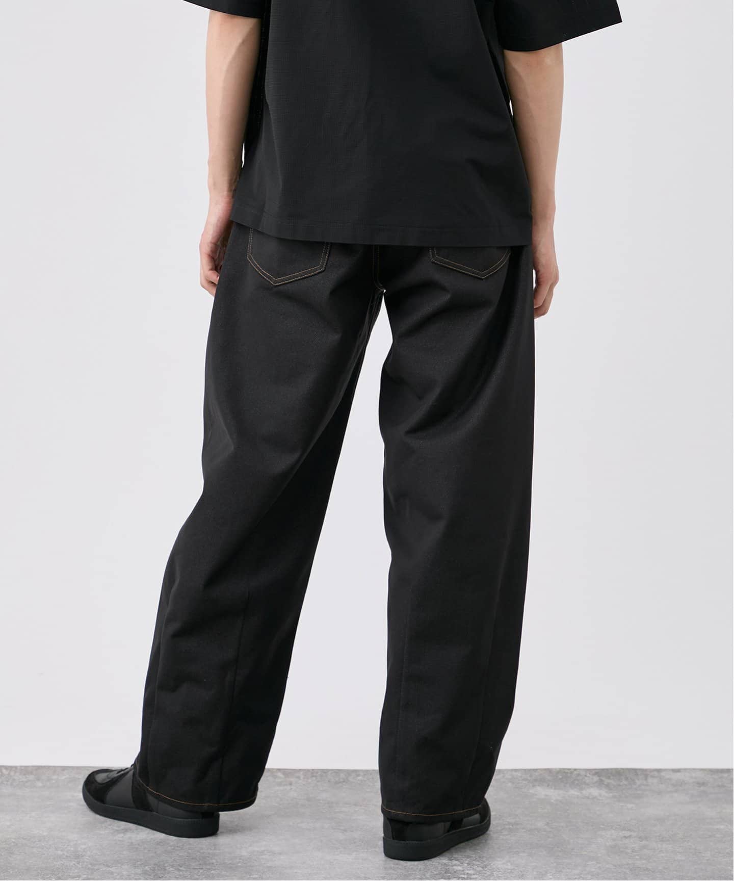 色落ちしないデニム】EVER RAW DENIM バレルレッグ型（デニム