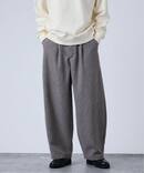 RED KAP別注 ウールライク バレルレッグワイドスラックス