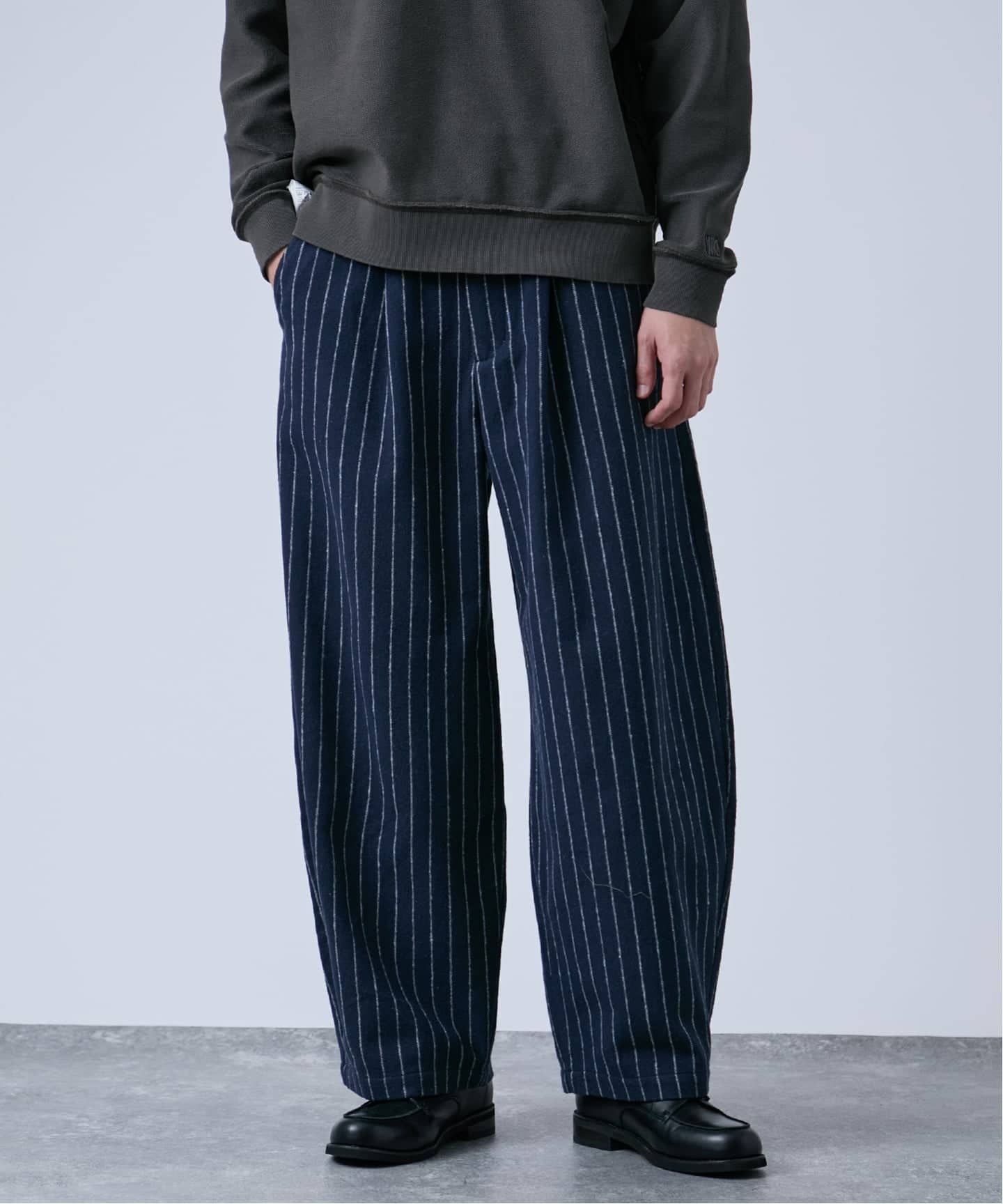 RED KAP別注 ウールライク バレルレッグワイドスラックス（スラックス