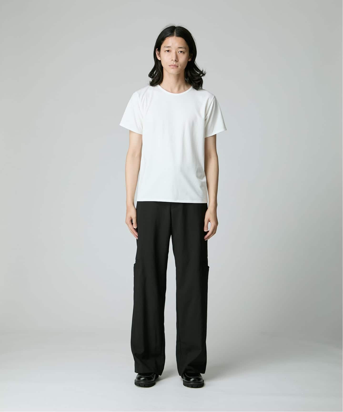 MSML 黒 スラックス サイドポケット付き MSML 黒 スラックス サイドポケット付き