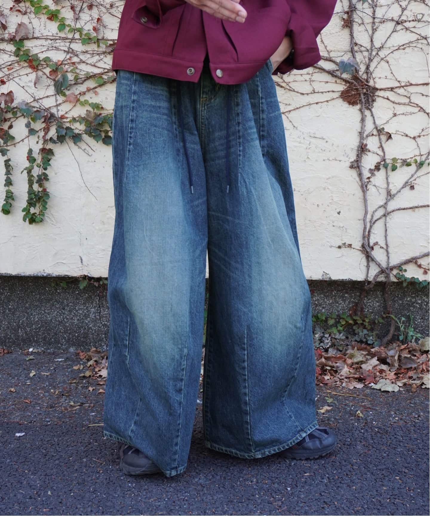 Needles ニードルズ デニム ガウチョパンツ NEEDLES/ニードルズH.D. Buggy Jean - 12oz Denim（デニムパンツ