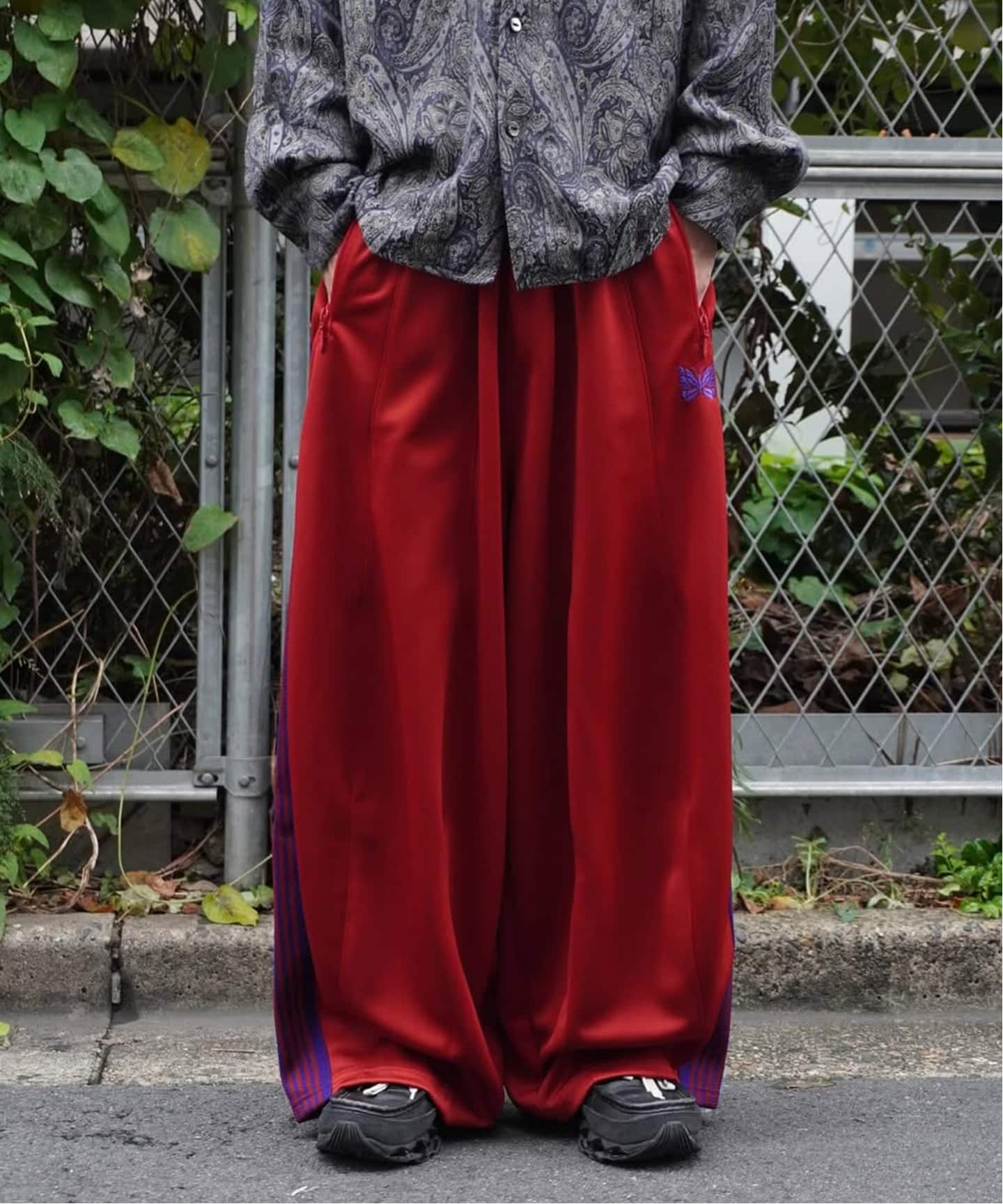 ニードルズ トラックパンク ワインレッド Needles（ニードルス） [期間