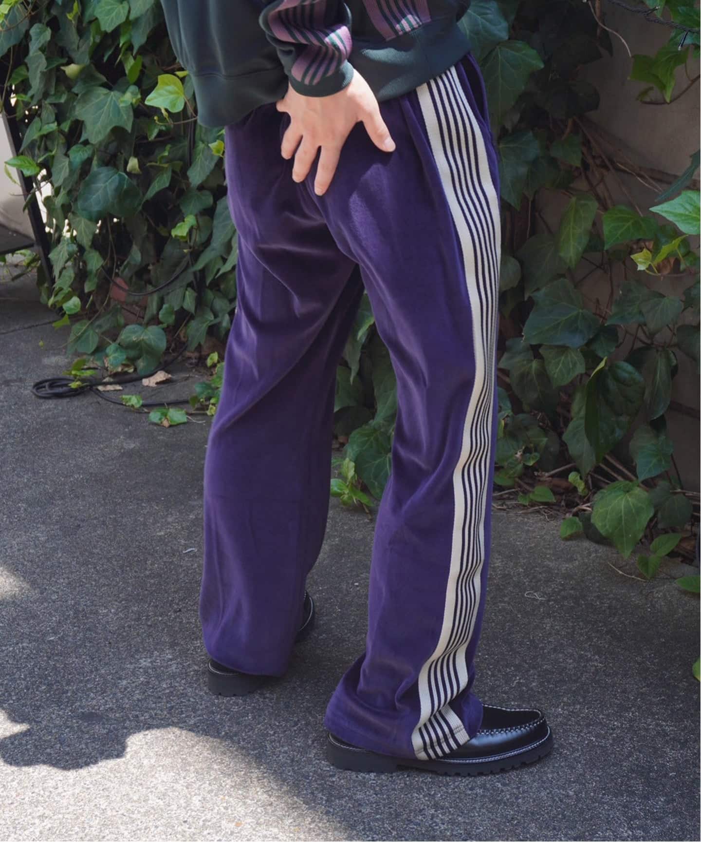 needles トラックパンツ S ネイビー NEEDLES/ニードルズ Boot-Cut Track Pant（ジャージ／トラック