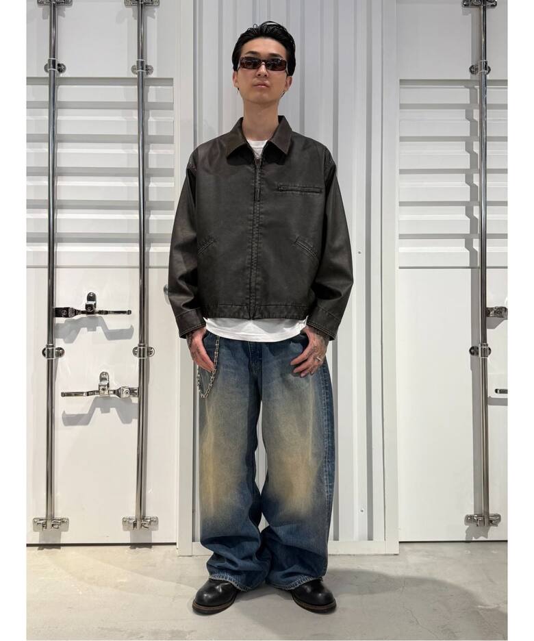 Lee RIDERS ワイドデニムパンツ メキシコ製 ルーズ Y2K メンズ Lee 