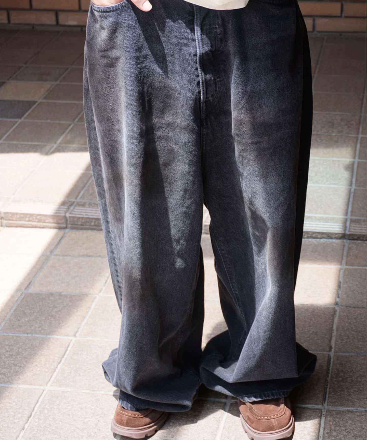 refomed fresh man デニムパンツ　ブラック refomedリフォメッドFRESH MAN DENIM PANTS by EDWIN（デニム