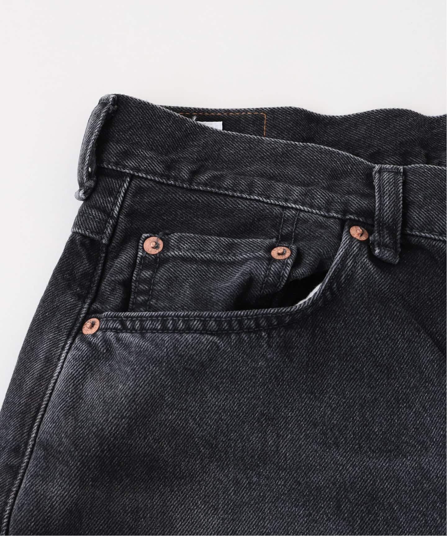 refomed fresh man デニムパンツ　ブラック refomedリフォメッドFRESH MAN DENIM PANTS by EDWIN（デニムパンツ