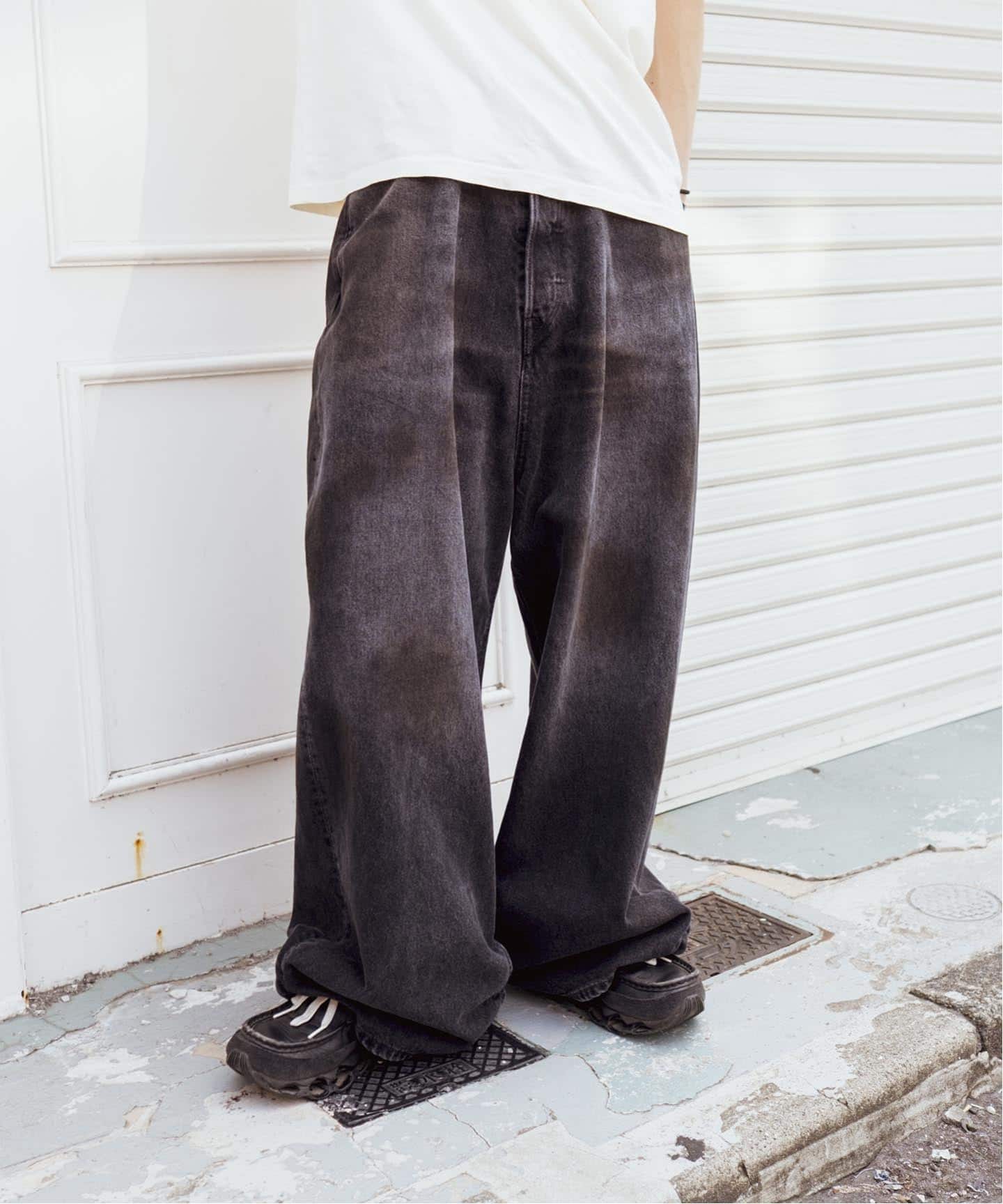 refomed リフォメッド フレッシュマンデニムワイドパンツ　サイズ 2 FRESH MAN DENIM WIDE PANTS USED -INDIGO- | IN ONLINE STORE