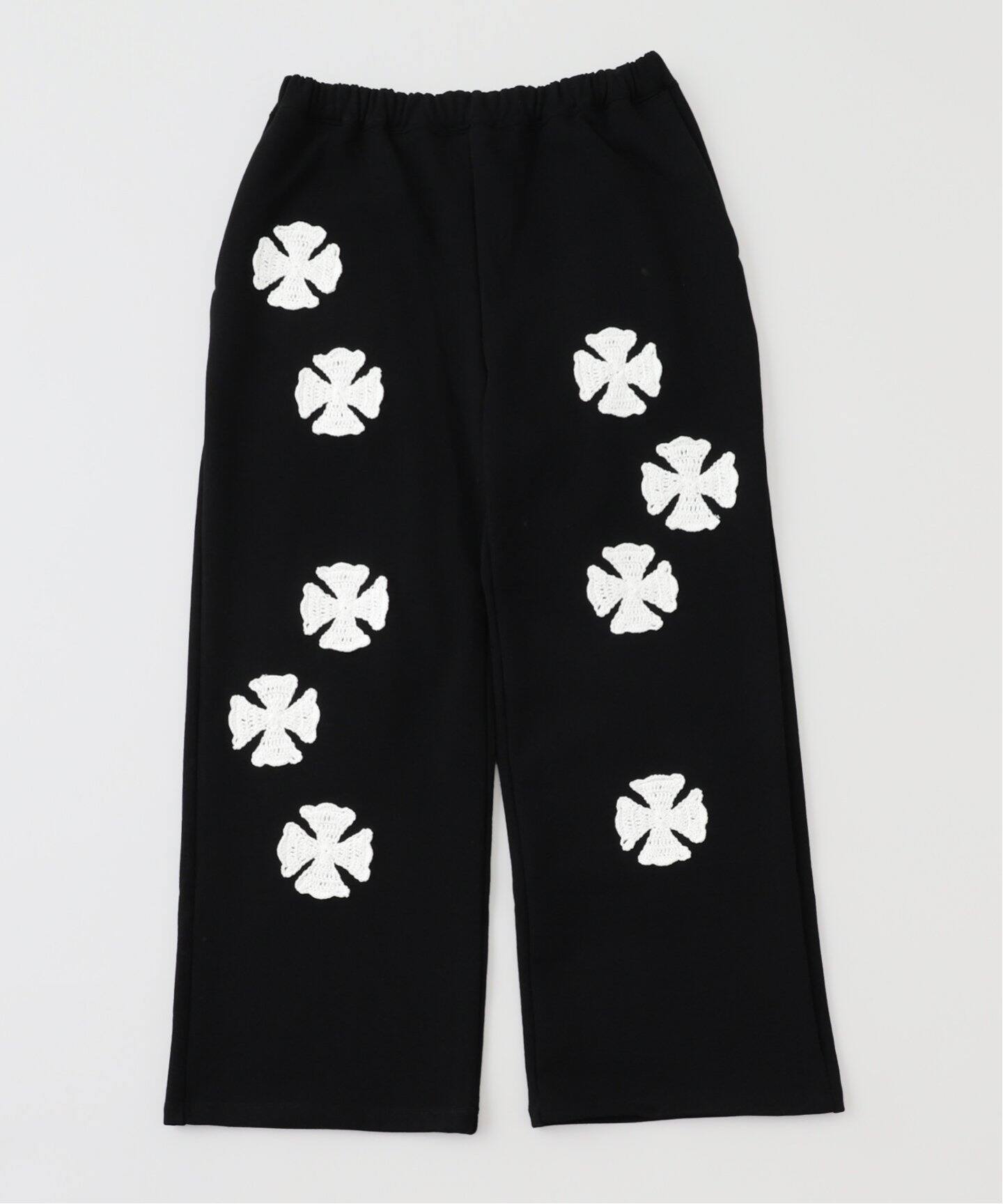 DISCOVERED/ ディスカバード IRON CROSS CROCHET SWEAT PANT