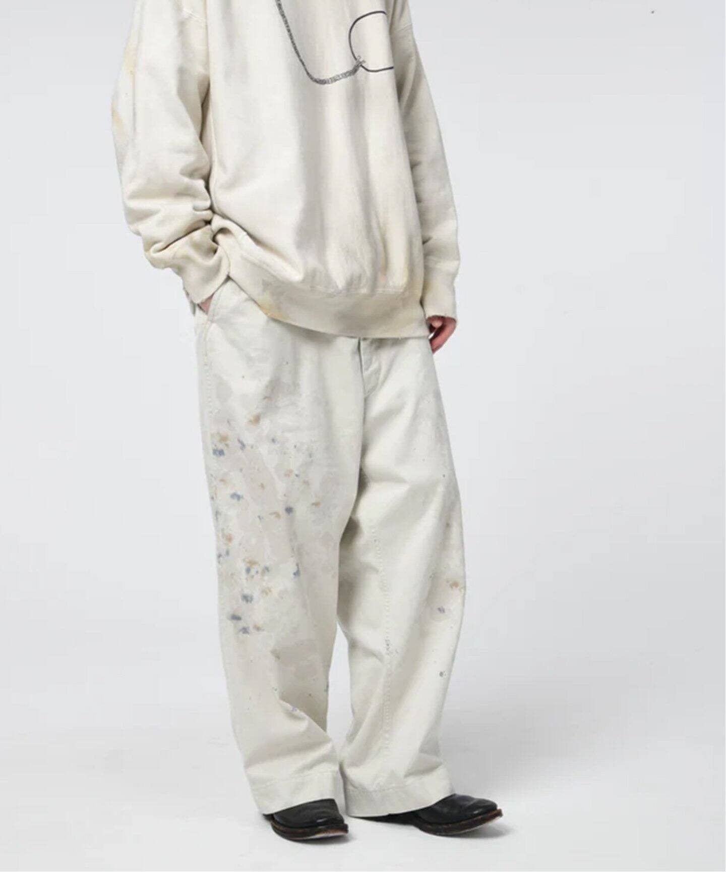 BOWWOW / バウワウ STAINED WORK TROUSERS（チノパンツ）｜JOINT WORKS 