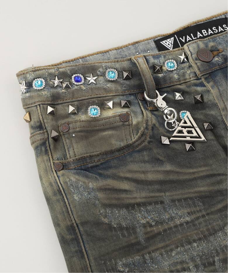 VALABASAS/ヴァラバサス DIRTY VINTAGE STACKED（デニムパンツ 
