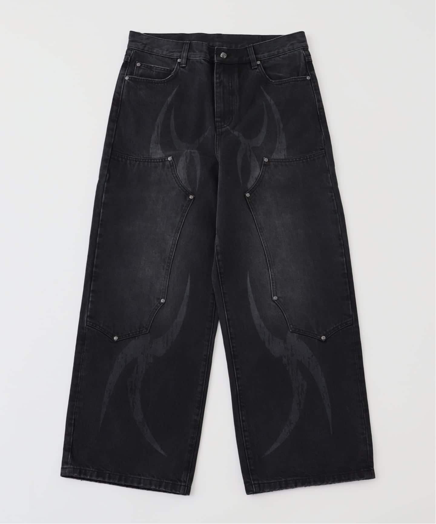 SUPPLIER / サプライヤー TRIBAL DOUBLE KNEE BAGGY JEANS（デニム