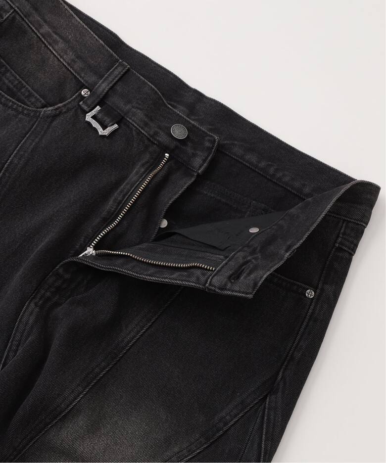 SUPPLIER / サプライヤー Cross Leather Patch Baggy Denim（デニム 