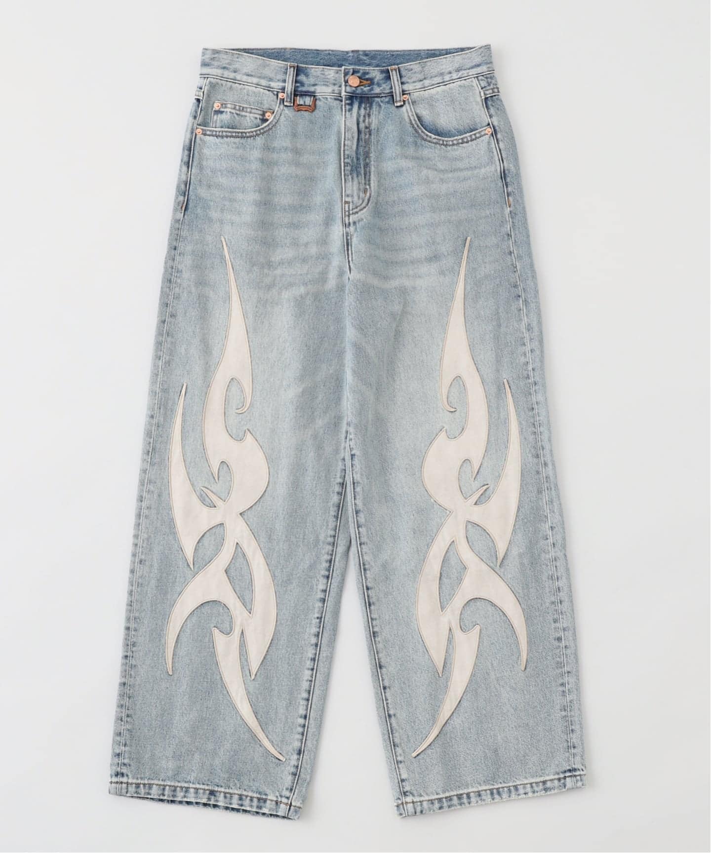 SUPPLIER / サプライヤー Cross Leather Baggy Denim（デニムパンツ
