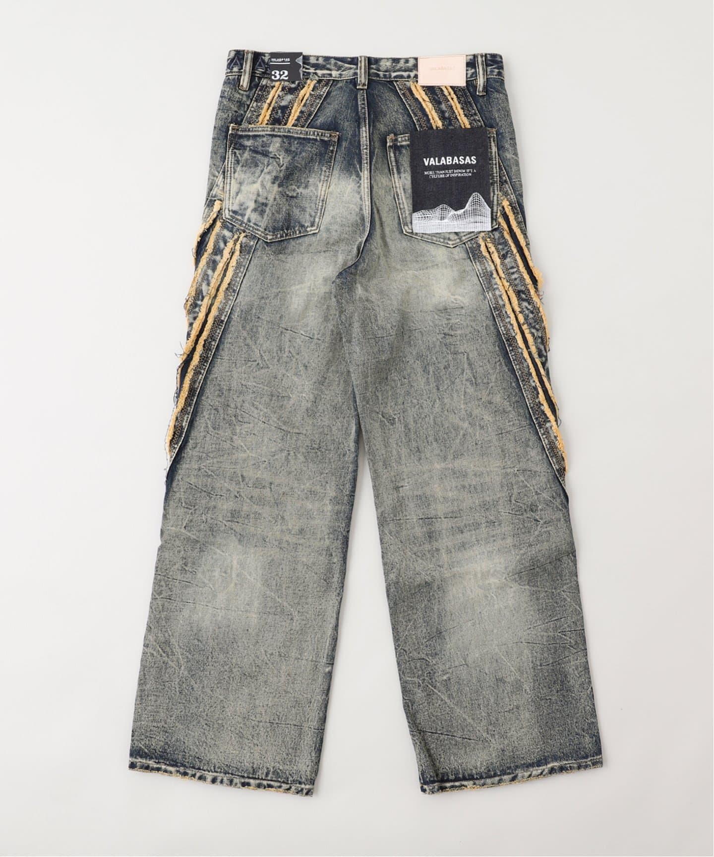 （US発）VALABASAS Prowl ストレートジーンズ ウォッシュ Prowl Straight Jean Black Washed – Valabasas