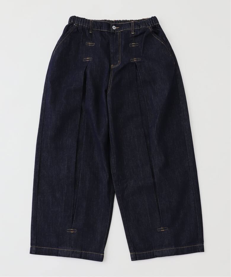 ANGLAN（アングラン）Long Tuck Wing Balloon Denim Pant（デニム 