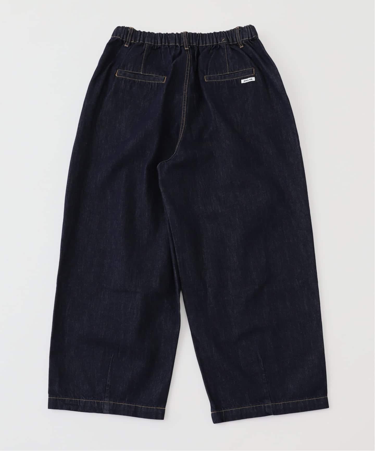 ANGLAN（アングラン）Long Tuck Wing Balloon Denim Pant