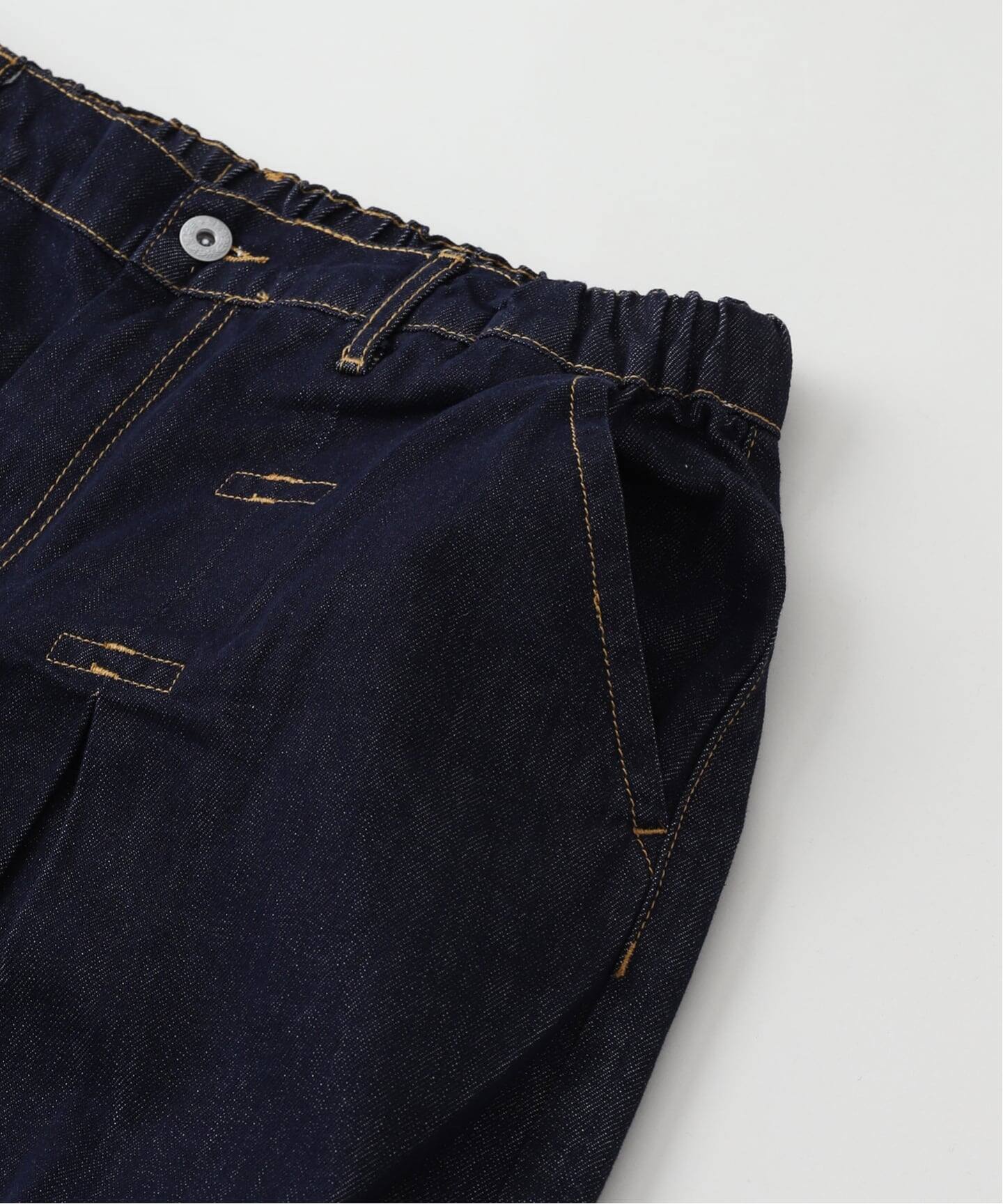 ANGLAN（アングラン）Long Tuck Wing Balloon Denim Pant（デニム 