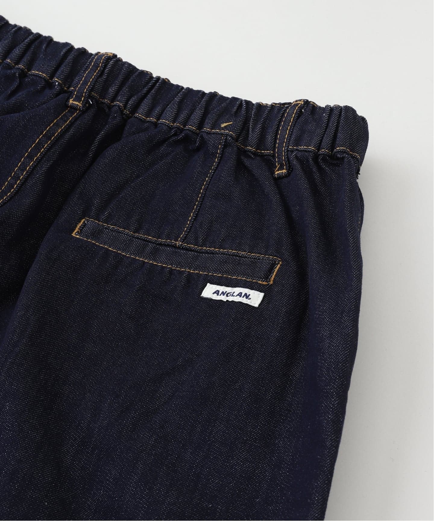 ANGLAN（アングラン）Long Tuck Wing Balloon Denim Pant