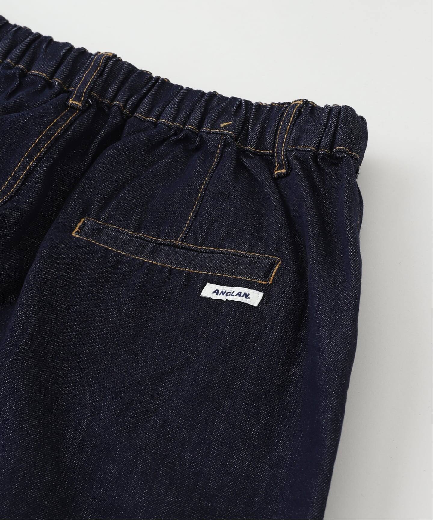ANGLAN（アングラン）Long Tuck Wing Balloon Denim Pant（デニム 