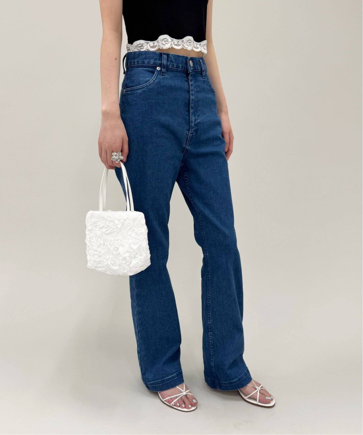 追加》abc フレアデニム（デニムパンツ・ジーンズ）｜EDIT.FOR LULU  