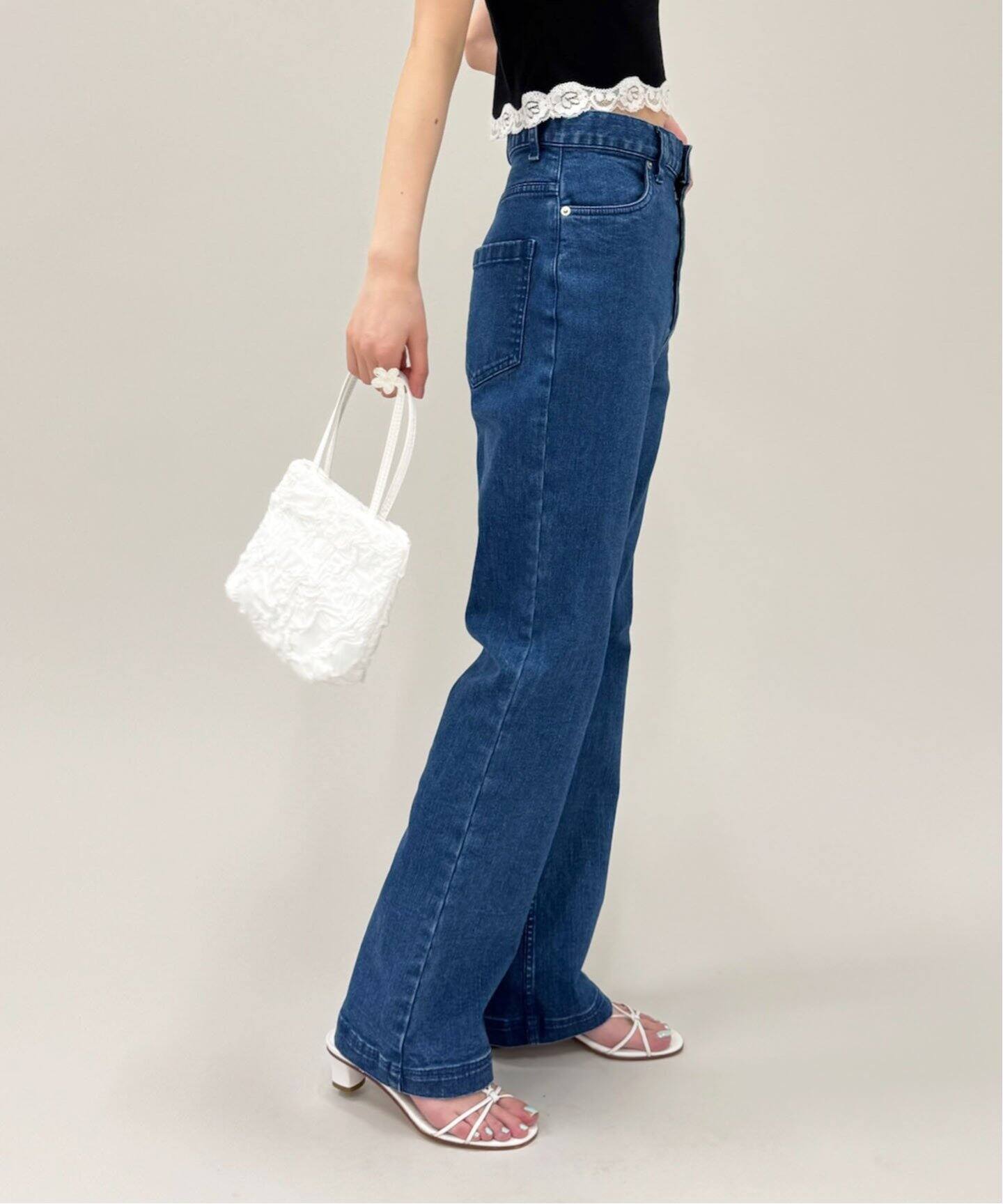 追加》abc フレアデニム（デニムパンツ・ジーンズ）｜EDIT.FOR LULU  