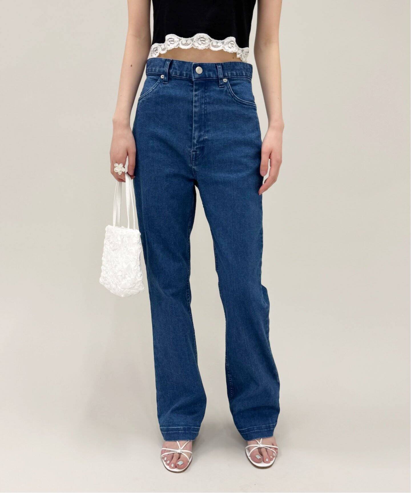 追加》abc フレアデニム（デニムパンツ・ジーンズ）｜EDIT.FOR LULU  