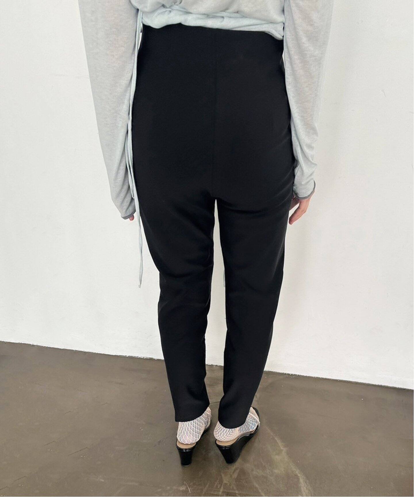 追加3》abc ハイウエスト ストレッチスリムパンツ（スラックス）｜EDIT  