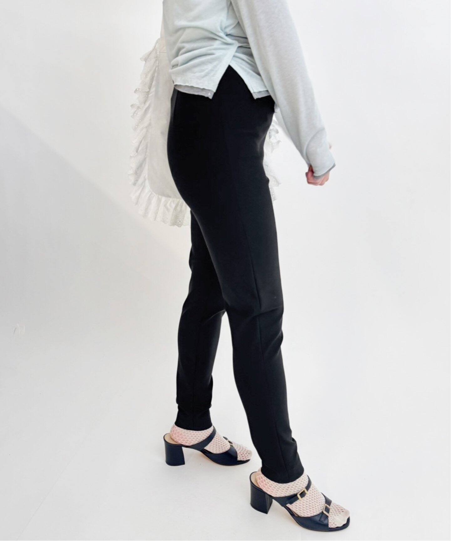 追加3》abc ハイウエスト ストレッチスリムパンツ（スラックス）｜EDIT  