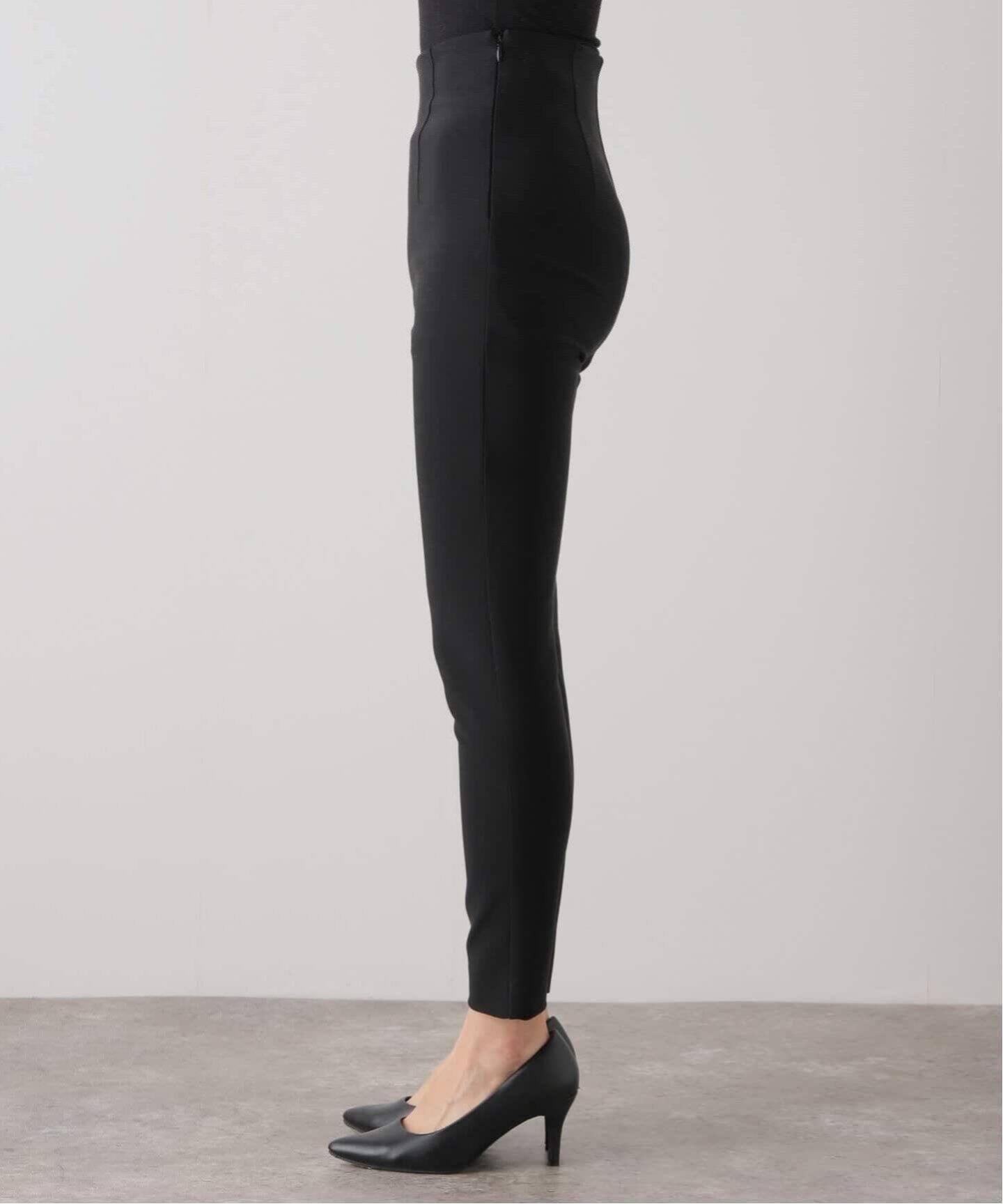 追加3》abc ハイウエスト ストレッチスリムパンツ（スラックス）｜EDIT  