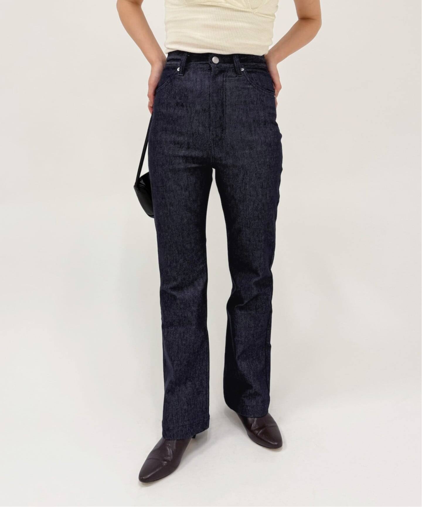 fti デニム 最安値！abc abc ノンインディゴフレアデニム（スラックス）｜EDIT.FOR LULU