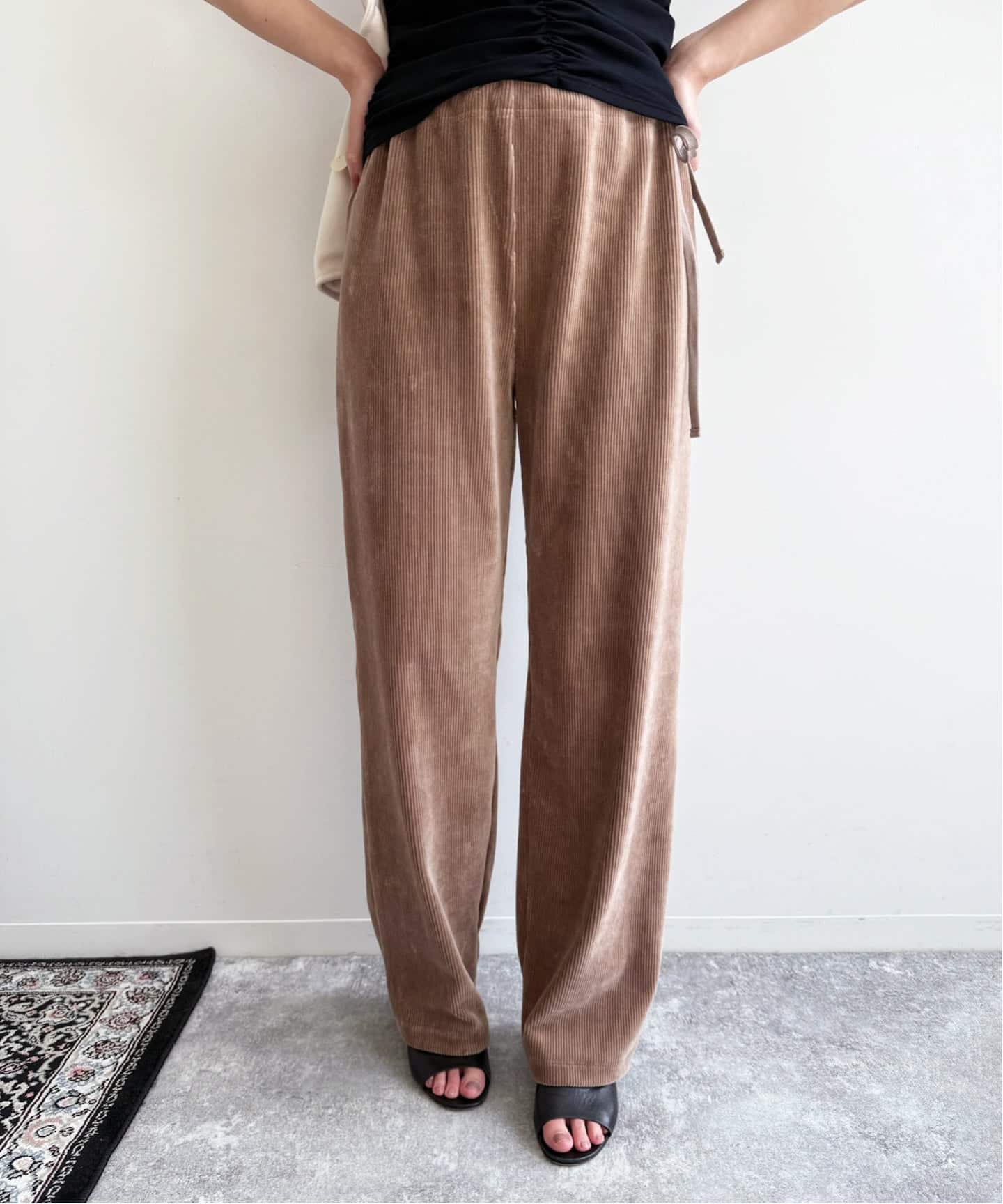 (美品)editforlulu ブラウン　パンツ 美品)editforlulu ブラウン パンツ - メルカリ