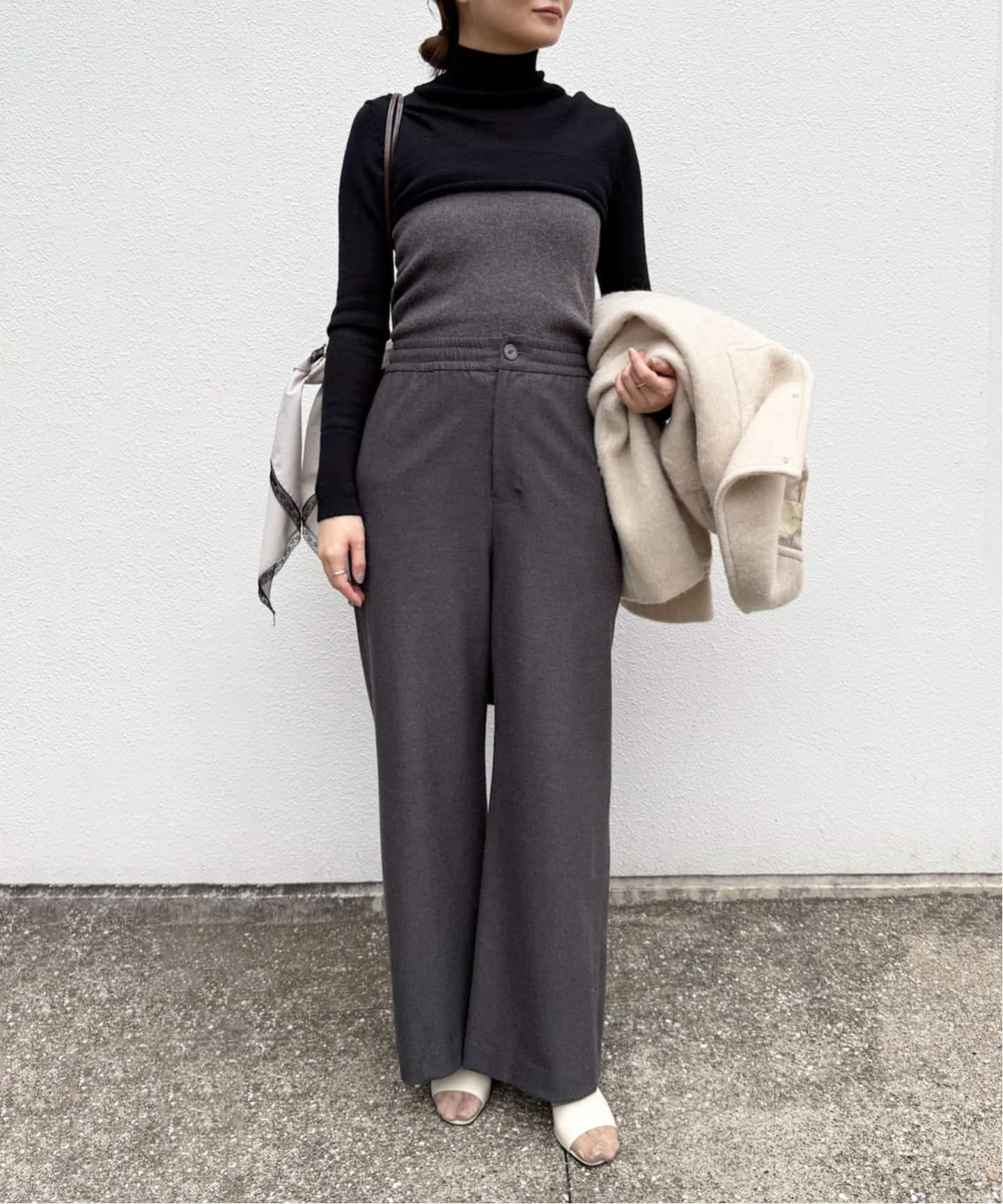 るぅ。ページ　S TWツイル コンフォートパンツ（スラックス）｜EDIT.FOR LULU