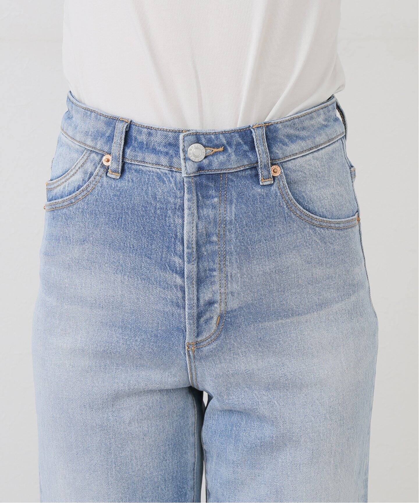 edit.for lulu / rolla's /デニム ROLLAS/ローラス】bicolor denim pants（デニムパンツ・ジーンズ