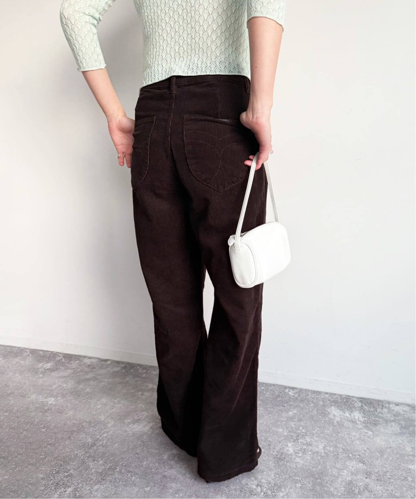 ROLLAS for LULU】corduroy wide pants（スラックス）｜EDIT.FOR